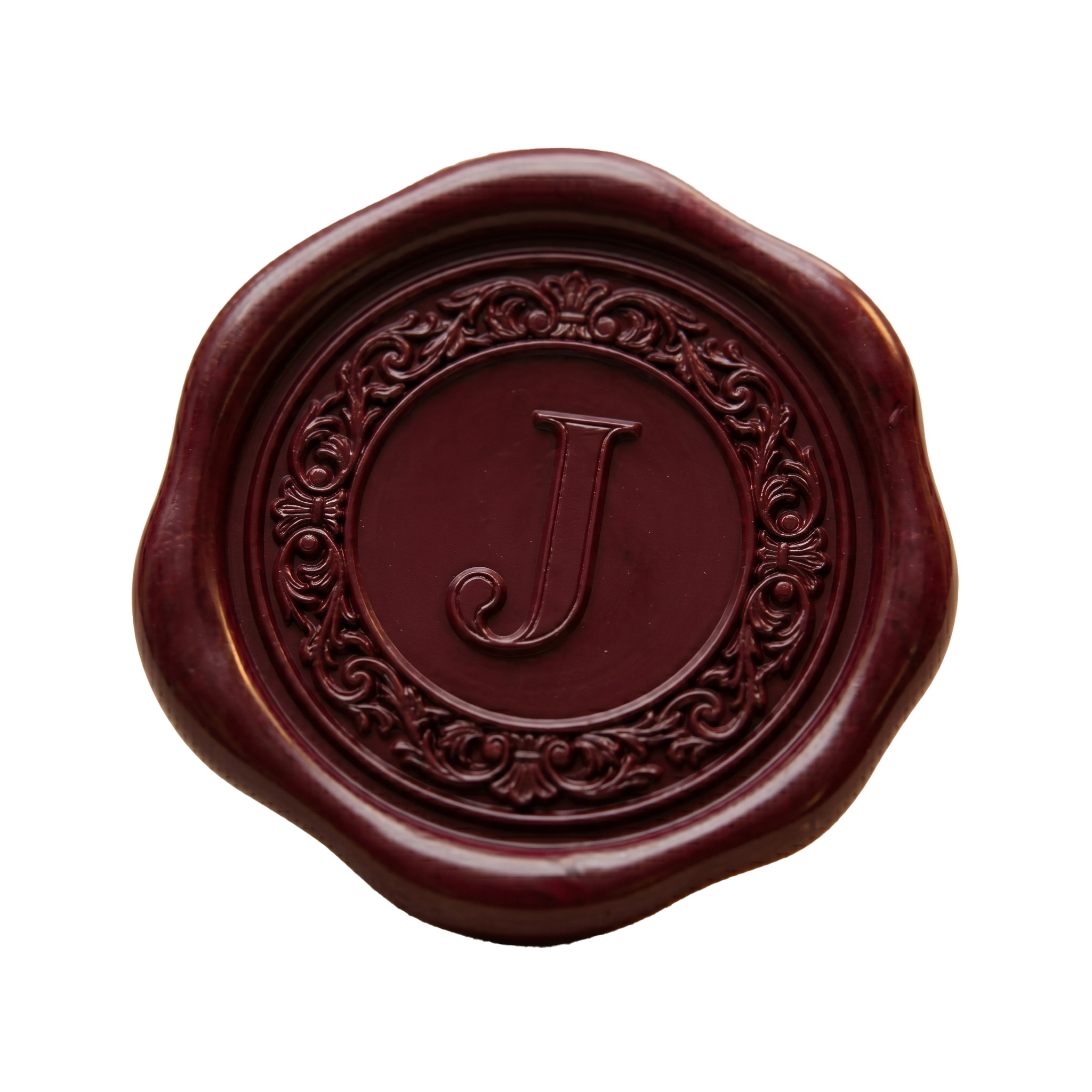 wax seal with J